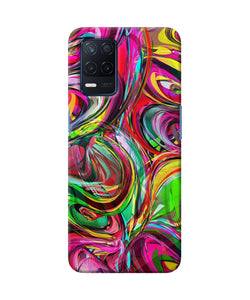 Abstract colorful ink Realme Narzo 30 5G Back Cover