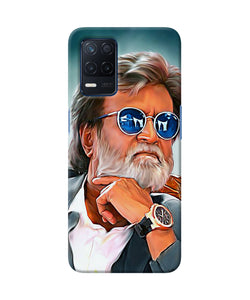 Rajnikant painting Realme Narzo 30 5G Back Cover