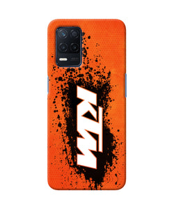 KTM black spray Realme Narzo 30 5G Back Cover