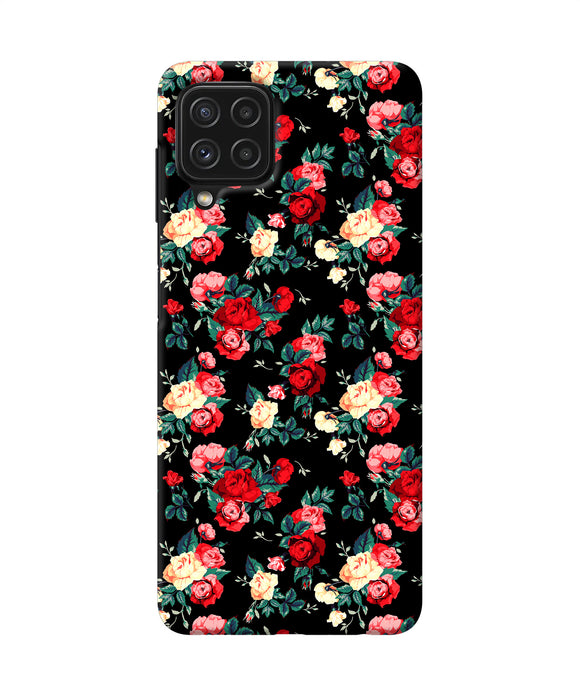 Rose Pattern Samsung M32 Back Cover