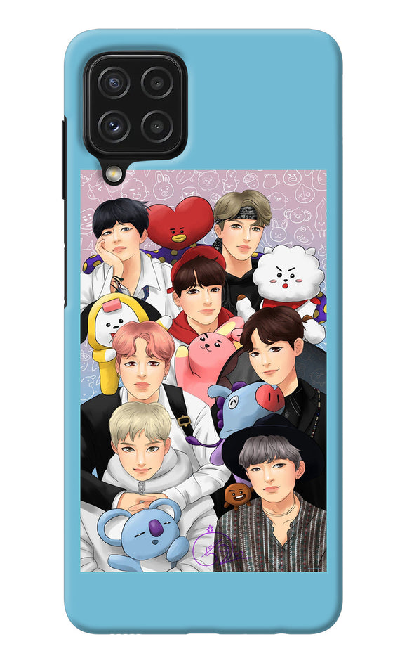 BTS with animals Samsung M32 Back Cover