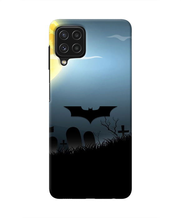Batman Scary cemetry Samsung M32 Real 4D Back Cover