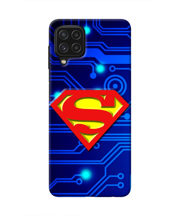 Superman Abstract Samsung M32 Real 4D Back Cover