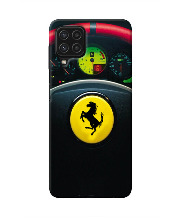 Ferrari Steeriing Wheel Samsung M32 Real 4D Back Cover