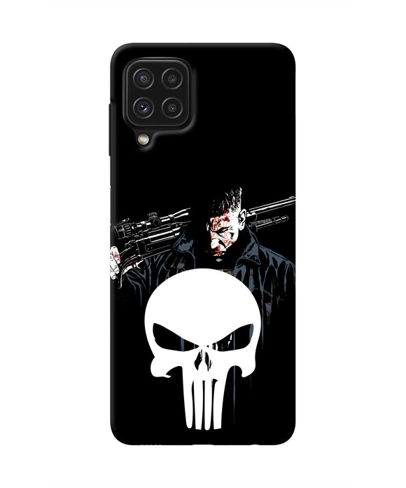 Punisher Character Samsung M32 Real 4D Back Cover