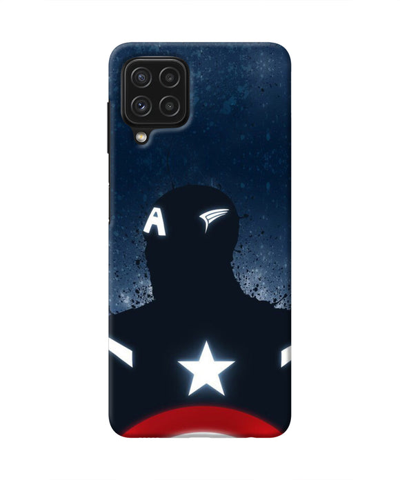Captain america Shield Samsung M32 Real 4D Back Cover