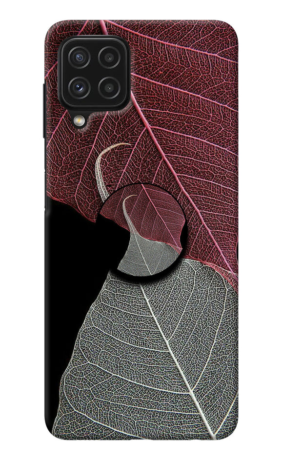 Leaf Pattern Samsung M32 Pop Case