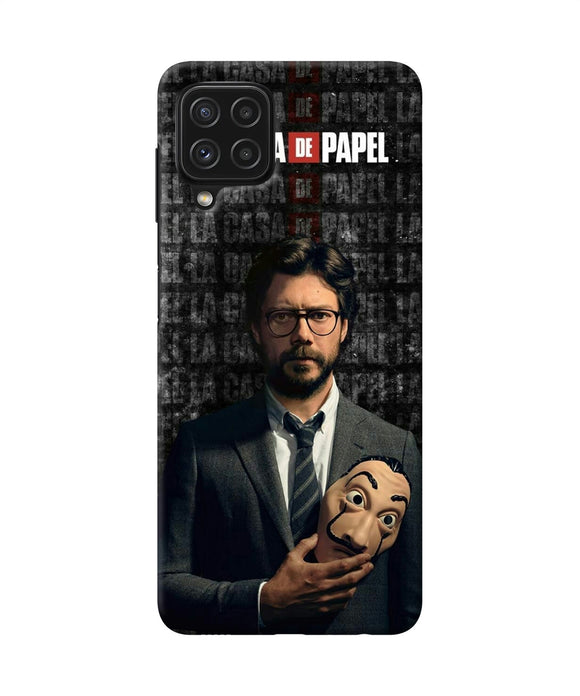 Money Heist Professor with Mask Samsung M32 Back Cover