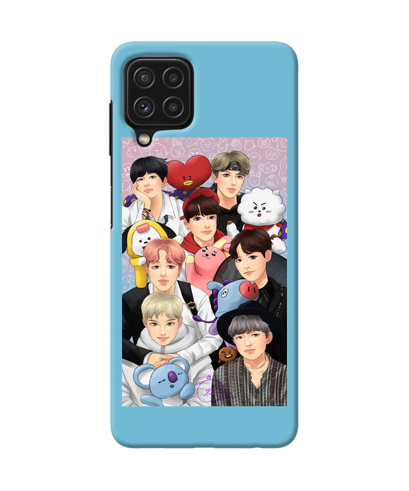 BTS with animals Samsung A22 4G Back Cover