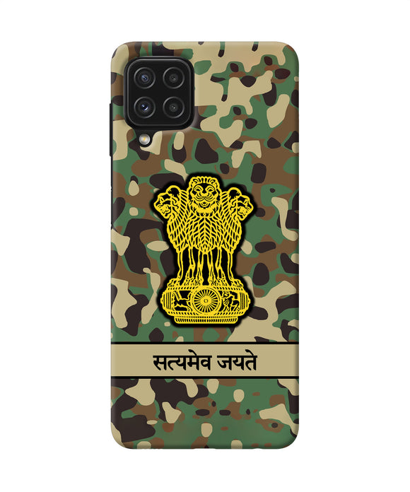 Satyamev Jayate Army Samsung A22 4G Back Cover