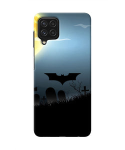 Batman Scary cemetry Samsung A22 4G Real 4D Back Cover