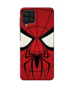 Spiderman Face Samsung A22 4G Real 4D Back Cover