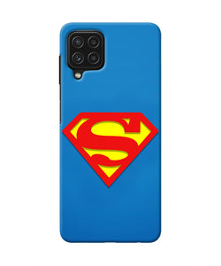 Superman Blue Samsung A22 4G Real 4D Back Cover