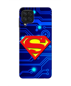 Superman Abstract Samsung A22 4G Real 4D Back Cover