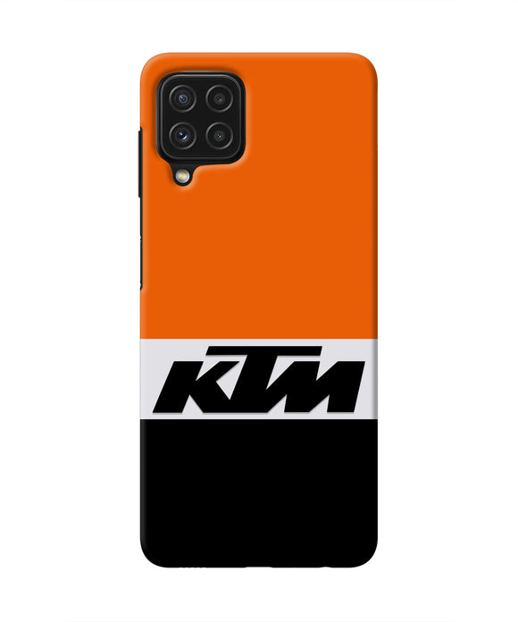 KTM Colorblock Samsung A22 4G Real 4D Back Cover