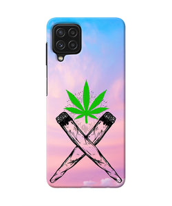 Weed Dreamy Samsung A22 4G Real 4D Back Cover