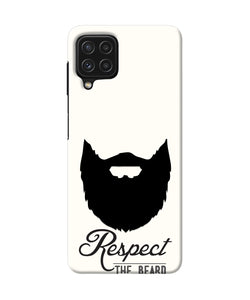 Respect the Beard Samsung A22 4G Real 4D Back Cover