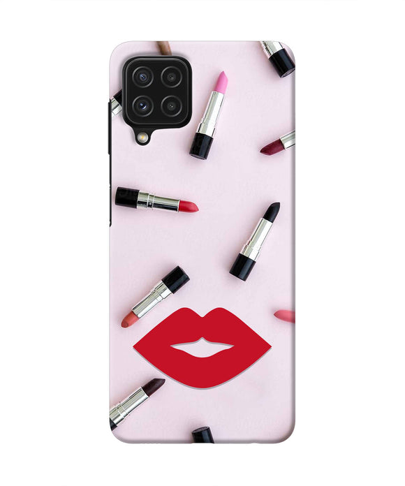 Lips Lipstick Shades Samsung A22 4G Real 4D Back Cover