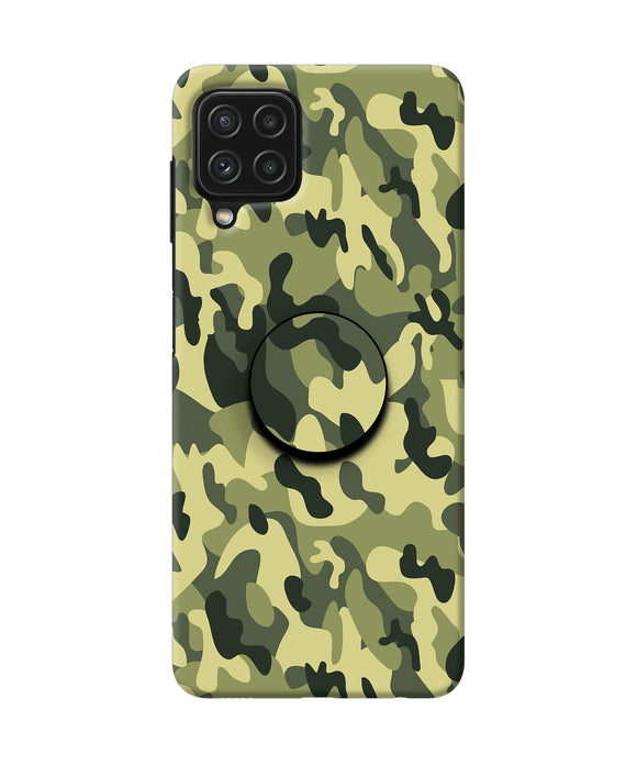 Camouflage Samsung A22 4G Pop Case