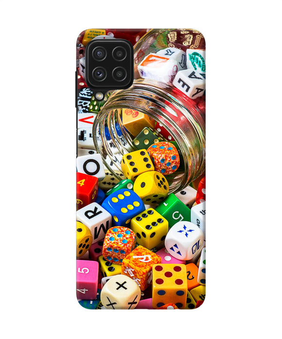 Colorful Dice Samsung A22 4G Back Cover