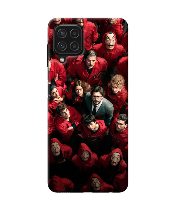 Money Heist Professor with Hostages Samsung A22 4G Back Cover