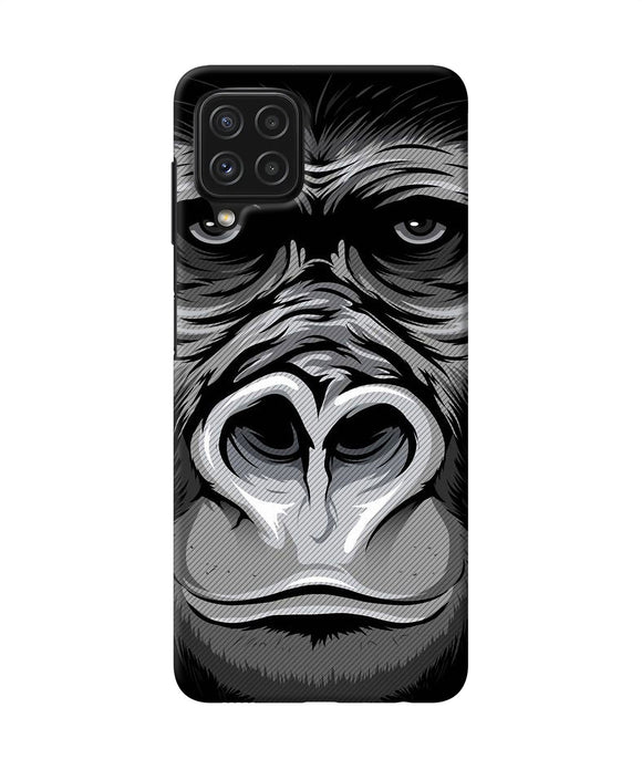 Black chimpanzee Samsung A22 4G Back Cover