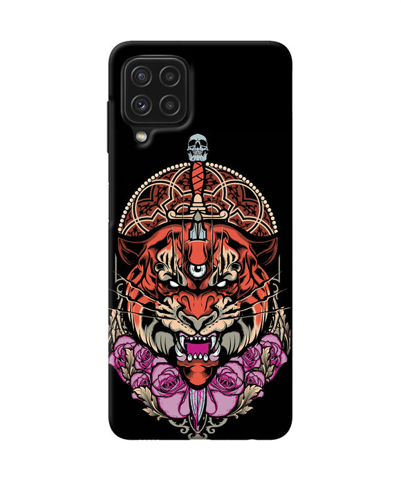 Abstract tiger Samsung A22 4G Back Cover
