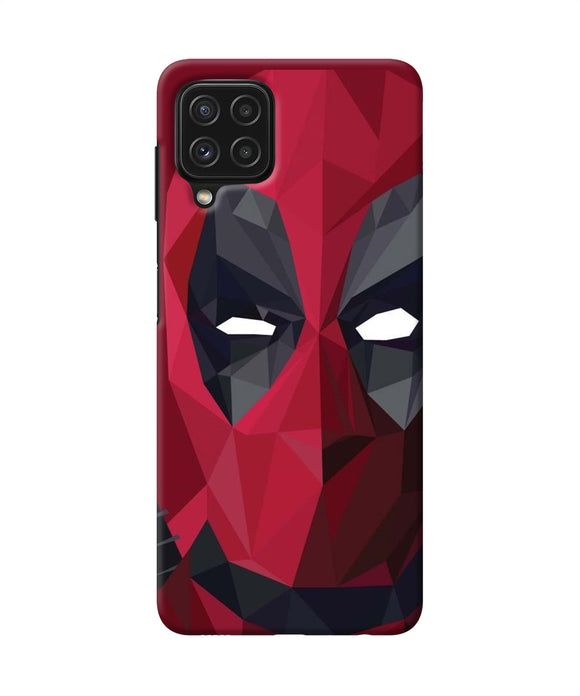 Abstract deadpool mask Samsung A22 4G Back Cover