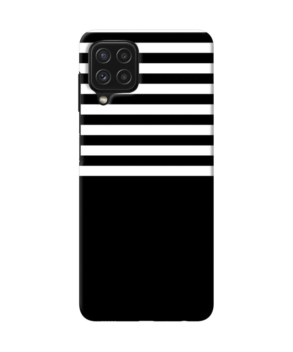 Black and white print Samsung A22 4G Back Cover