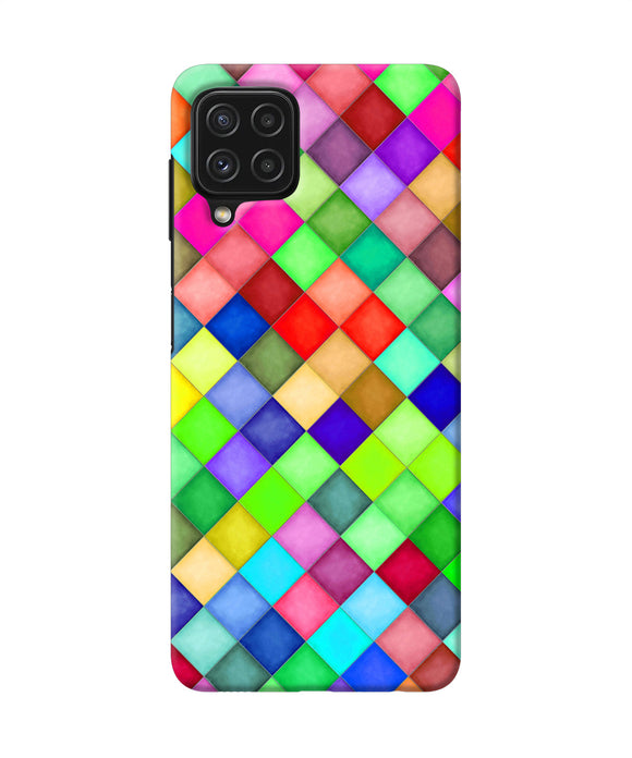 Abstract colorful squares Samsung A22 4G Back Cover