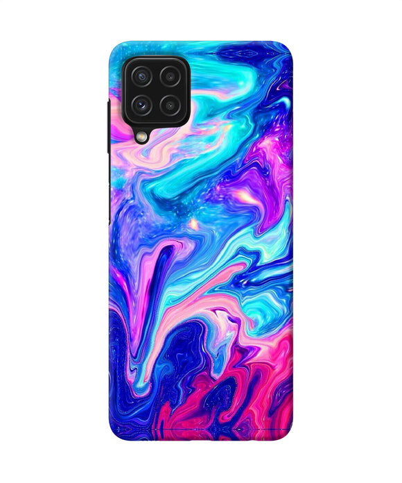 Abstract colorful water Samsung A22 4G Back Cover