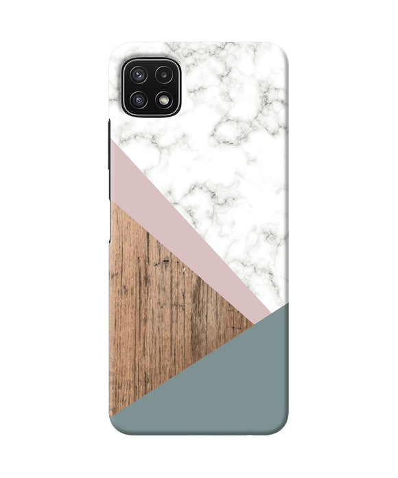 Marble wood Abstract Samsung A22 5G Back Cover