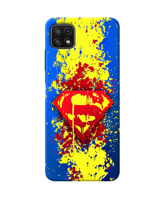 Superman logo Samsung A22 5G Back Cover