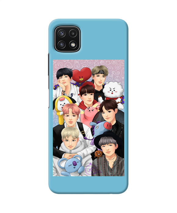 BTS with animals Samsung A22 5G Back Cover