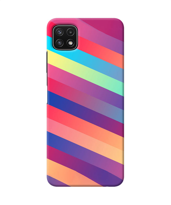 Stripes color Samsung A22 5G Back Cover