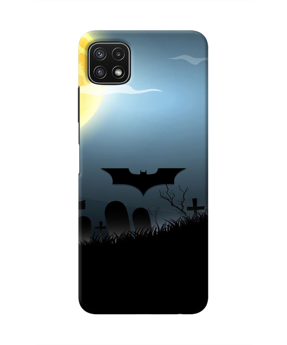 Batman Scary cemetry Samsung A22 5G Real 4D Back Cover