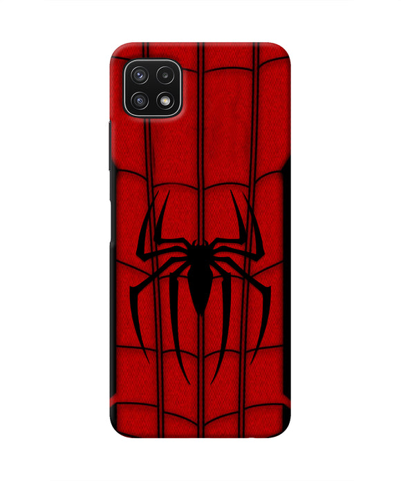 Spiderman Costume Samsung A22 5G Real 4D Back Cover