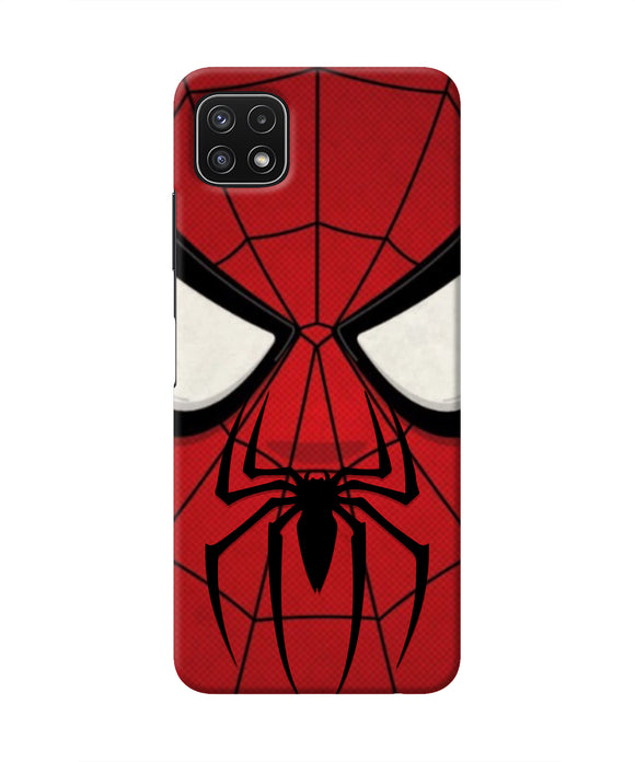 Spiderman Face Samsung A22 5G Real 4D Back Cover