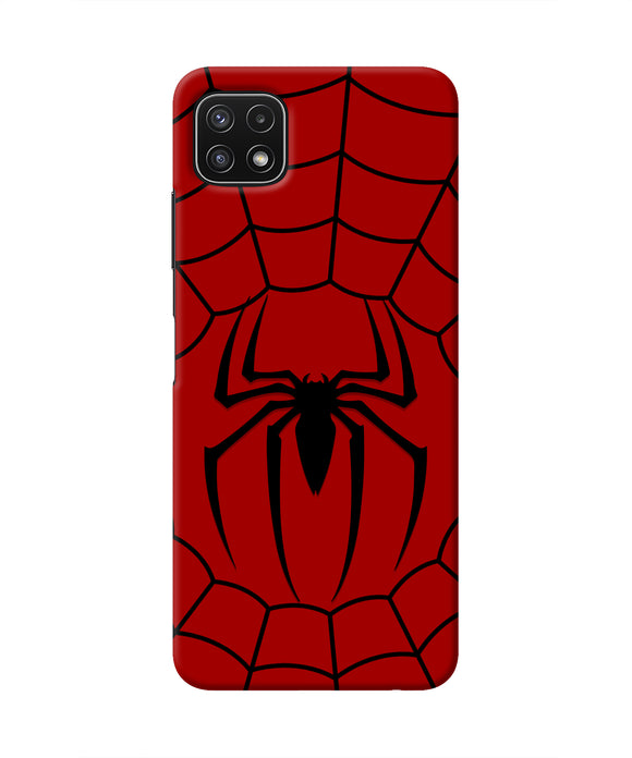 Spiderman Web Samsung A22 5G Real 4D Back Cover