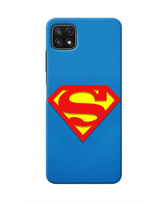 Superman Blue Samsung A22 5G Real 4D Back Cover