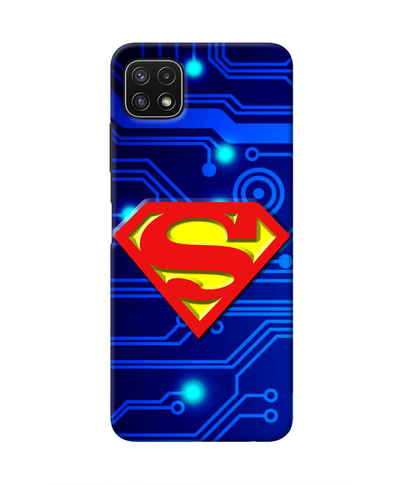 Superman Abstract Samsung A22 5G Real 4D Back Cover