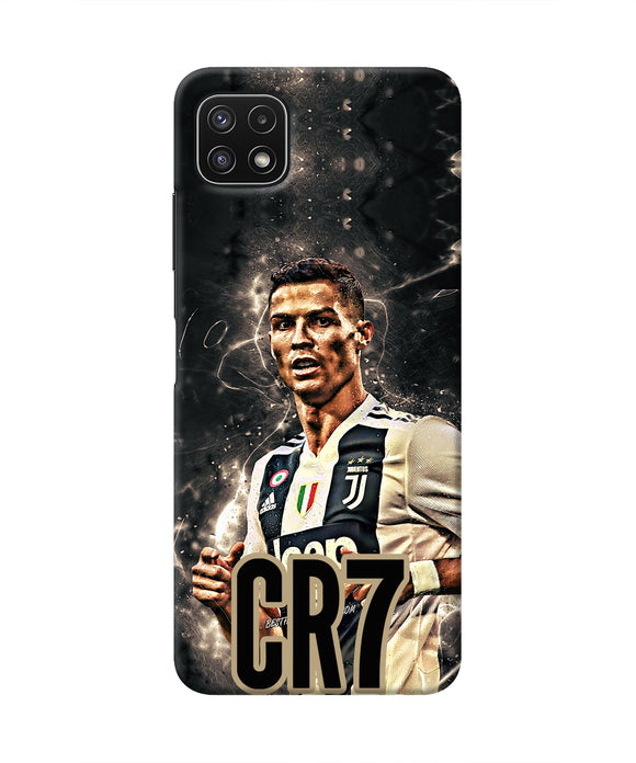 CR7 Dark Samsung A22 5G Real 4D Back Cover
