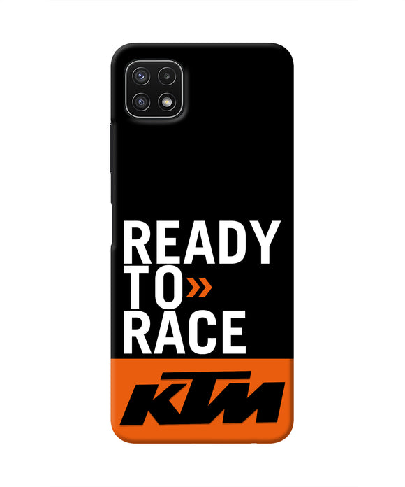 KTM Ready To Race Samsung A22 5G Real 4D Back Cover