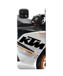 KTM Bike Samsung A22 5G Real 4D Back Cover