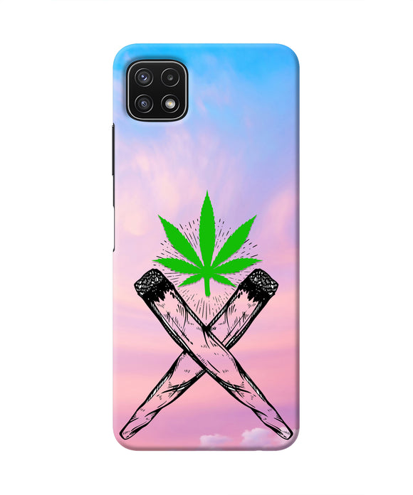 Weed Dreamy Samsung A22 5G Real 4D Back Cover
