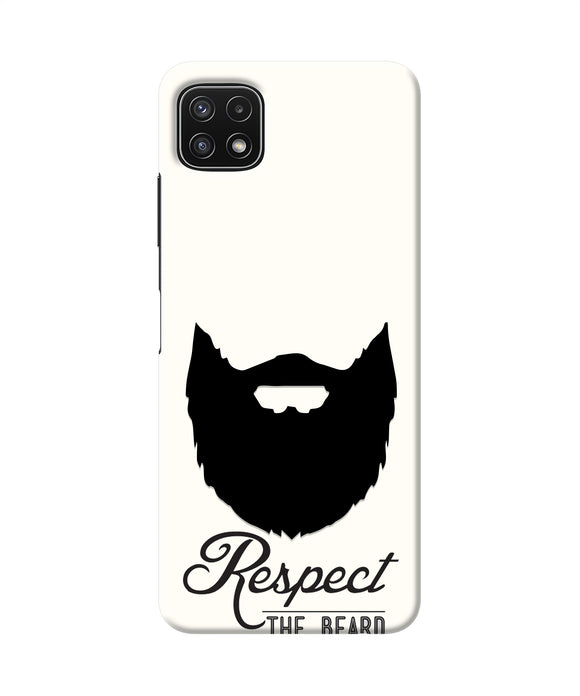 Respect the Beard Samsung A22 5G Real 4D Back Cover