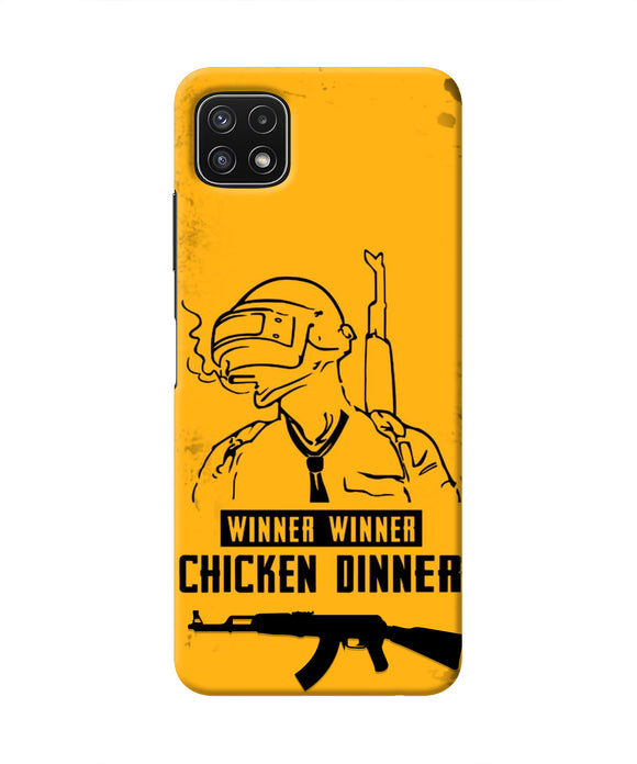 PUBG Chicken Dinner Samsung A22 5G Real 4D Back Cover
