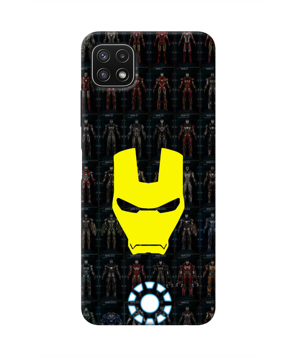 Iron Man Suit Samsung A22 5G Real 4D Back Cover