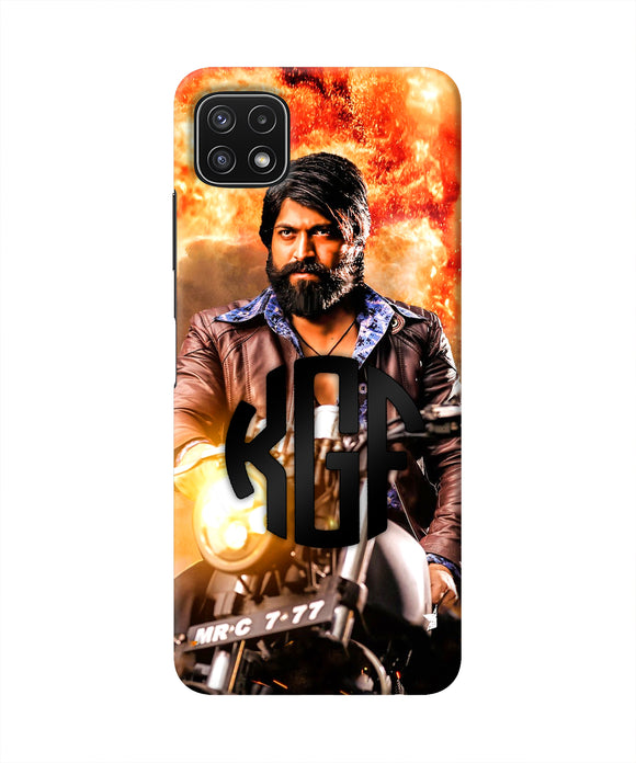Rocky Bhai on Bike Samsung A22 5G Real 4D Back Cover