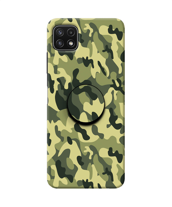 Camouflage Samsung A22 5G Pop Case